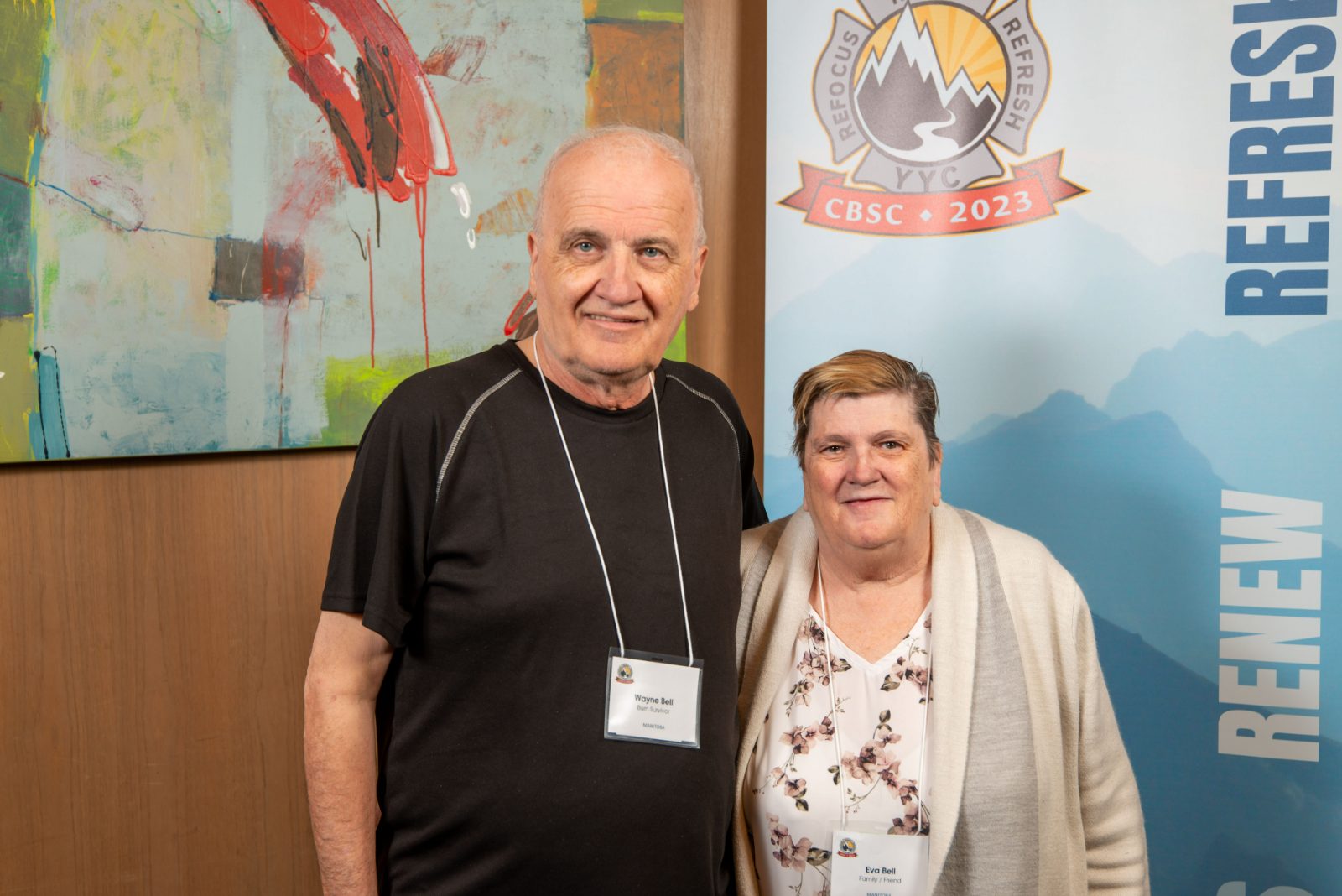 Wayne and Eva Bell at the National Forum