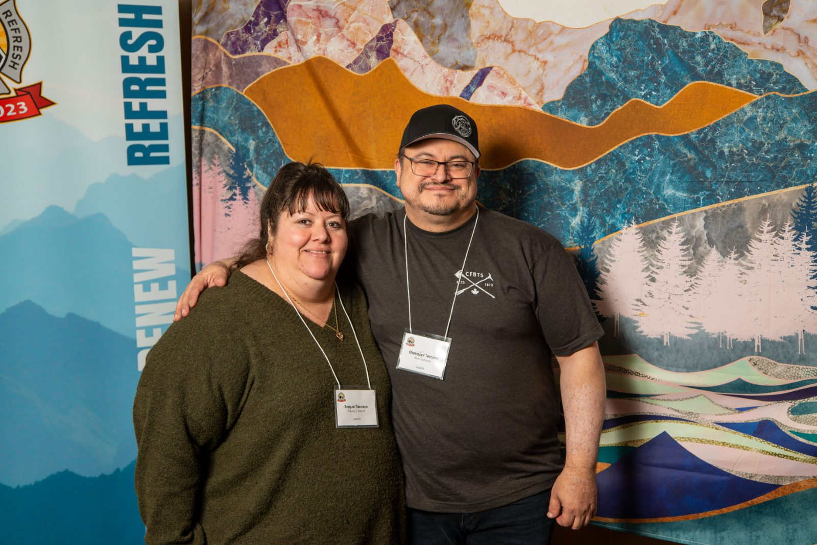 Raquel and Giovanni Tercero at the National Forum