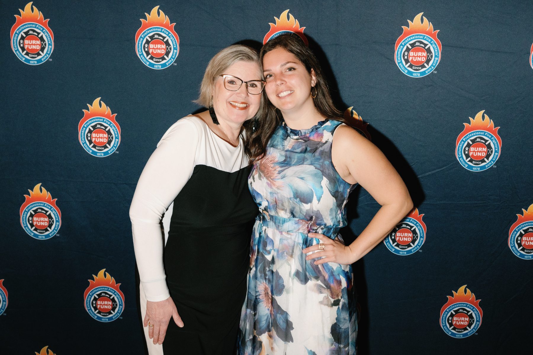 Attendees together at the Burn Fund gala, 2025