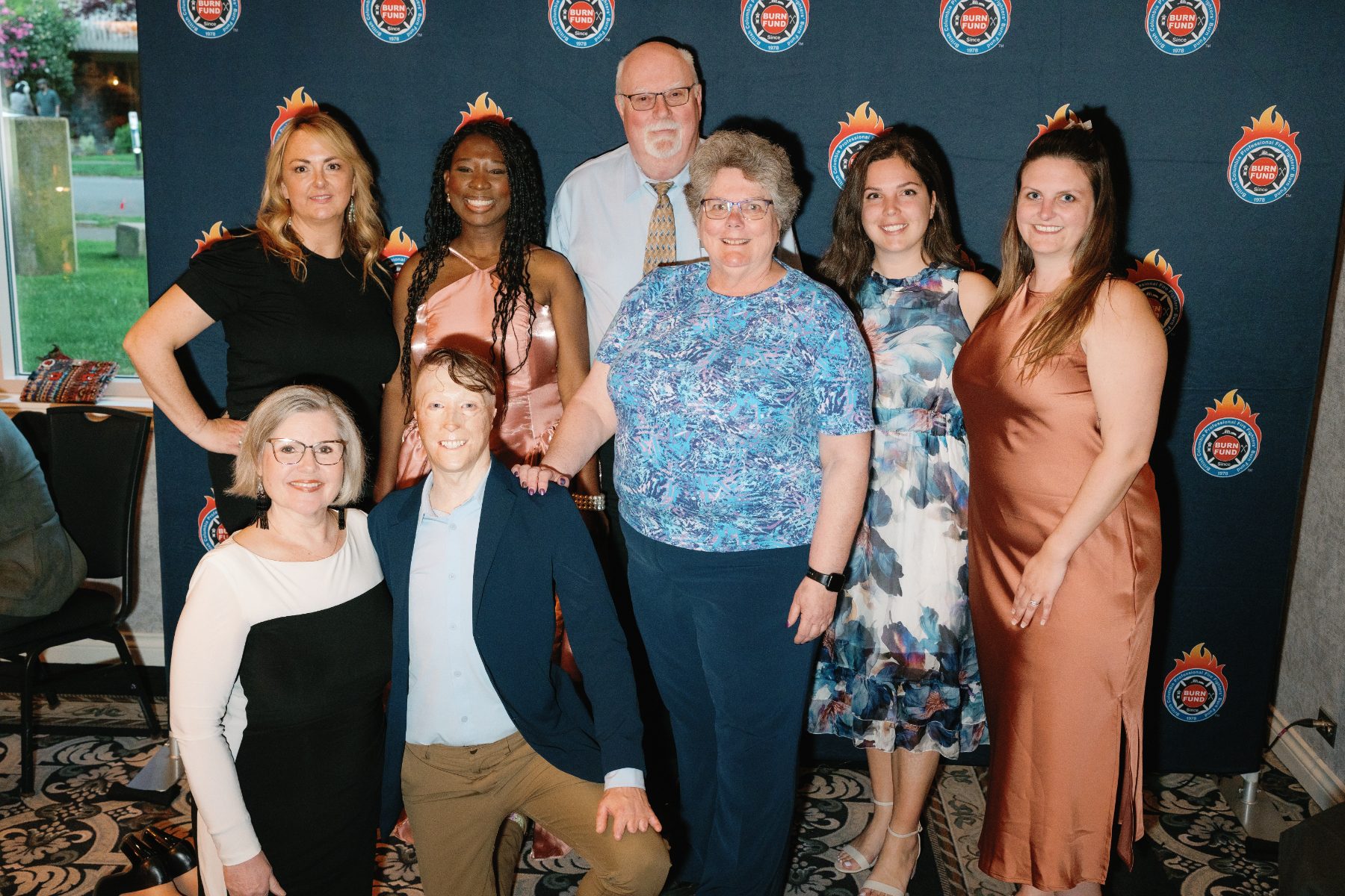 Board members and supporters at the BC Professional Fire Fighters' Burn Fund gala, 2025